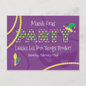 Carte Postale Mardi Gras Beads (Devant)