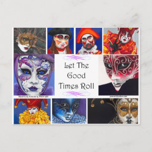 Carte Postale Mardi Gras Bons Temps