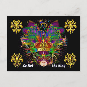 Carte Postale Mardi Gras Carnival Event S'il vous plaît voir les