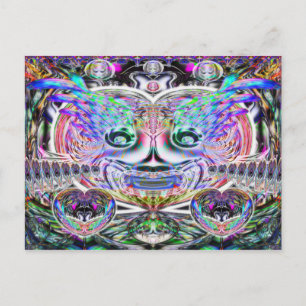 Carte postale Mardi Gras Clown