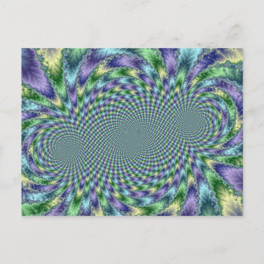 Carte Postale Mardi Gras - Fractal (Devant)