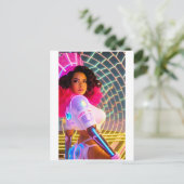 Carte Postale Mardi Gras Galaxy Queen (Debout devant)