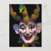 Carte Postale Mardi Gras Jester (Devant)
