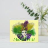 Carte postale Mardi Gras Mask 2 (Debout devant)