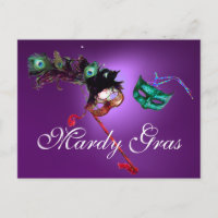MARDI GRAS MASQUERADE gem violet
