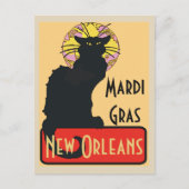 Carte Postale Mardi Gras New Orleans Conversation Noir Modifier  (Devant)