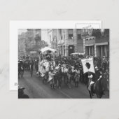 Carte Postale Mardi Gras Parade, 1906 (Devant / Derrière)