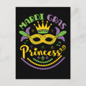 Carte Postale Mardi Gras Princesse (Devant)