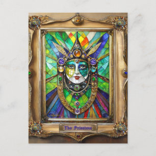 Carte Postale Mardi Gras Realm Portraits - La Prêtre