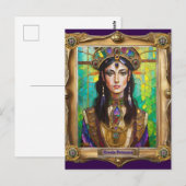 Carte Postale Mardi Gras Realm Portraits - La Princesse Créole (Devant / Derrière)