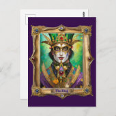 Carte Postale Mardi Gras Realm Portraits - Le Roi (Devant / Derrière)