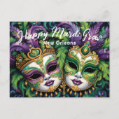 Carte Postale 💚 💜 💛 Mardi Gras Splendor (Devant)