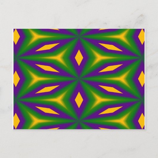 Carte postale Mardi Gras Stars (Devant)