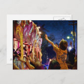 Carte Postale Mardi Gras Textures (Devant / Derrière)