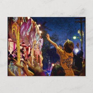 Carte Postale Mardi Gras Textures