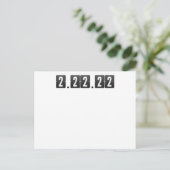Carte Postale Mardi Twosday 2-22-22 février Prof de maths (Debout devant)