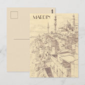 Carte Postale Mardin Turkiye Travel (Devant / Derrière)