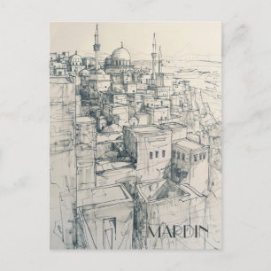 Carte Postale Mardin Turkiye Travel