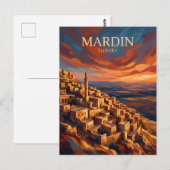 Carte Postale Mardin Turquie (Devant / Derrière)