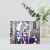 Carte Postale Mardis Gras Zulu King (Debout devant)