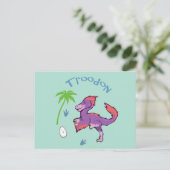 Carte Postale Mare Troodon (Debout devant)
