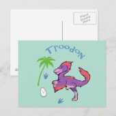 Carte Postale Mare Troodon (Devant / Derrière)