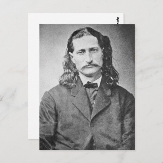 Carte Postale Maréchal Wild Bill Hickok tireur de l'Ouest sauvag (Devant / Derrière)