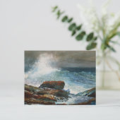 Carte Postale Marée montante Scarborough Maine par Winslow Homer (Debout devant)