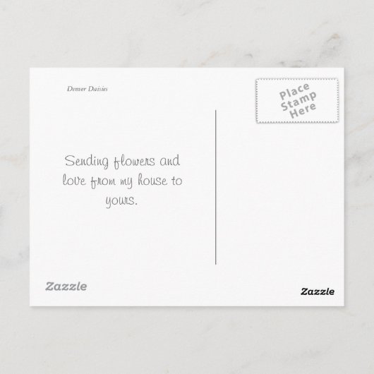 Carte Postale Marées Denver (Dos)