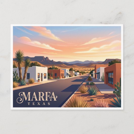 Carte Postale Marfa Texas (Devant)