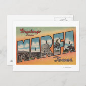 Carte Postale Marfa, TexasScènes de grandes lettresMarfa, TX (Devant / Derrière)