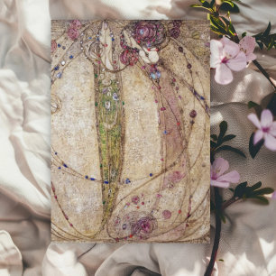 Carte Postale Margaret MacDonald La rose rouge et la rose blanch