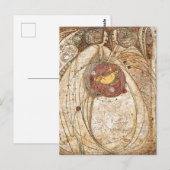 Carte Postale Margaret MacDonald Mackintosh Coeur du Rose (Devant / Derrière)