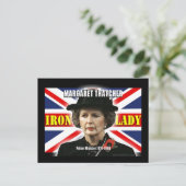 Carte Postale Margaret Thatcher Premier ministre (Debout devant)