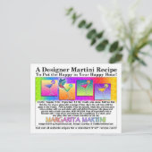 Carte postale Margarita Martini Recette (Debout devant)