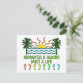 Carte Postale Margaritas & Plages (Debout devant)