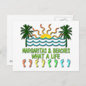 Carte Postale Margaritas & Plages (Devant / Derrière)