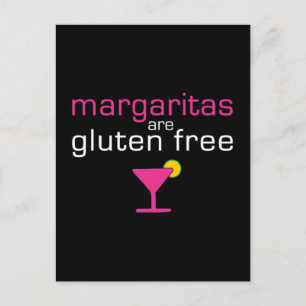 Carte Postale Margaritas sont sans gluten