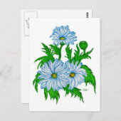 Carte Postale Margeriten Blume (Devant / Derrière)