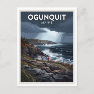 Carte Postale Marginal Way Falaises Océaniques Ogunquit Maine So