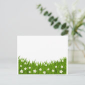 Carte postale marguerite et herbe (Debout devant)