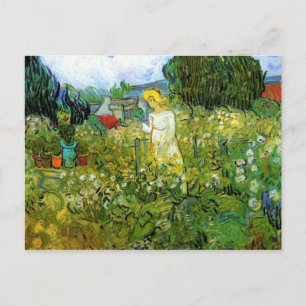 Carte Postale Marguerite Gachet dans le jardin par van Gogh
