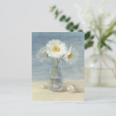 Carte Postale Marguerites et coquilles (Debout devant)