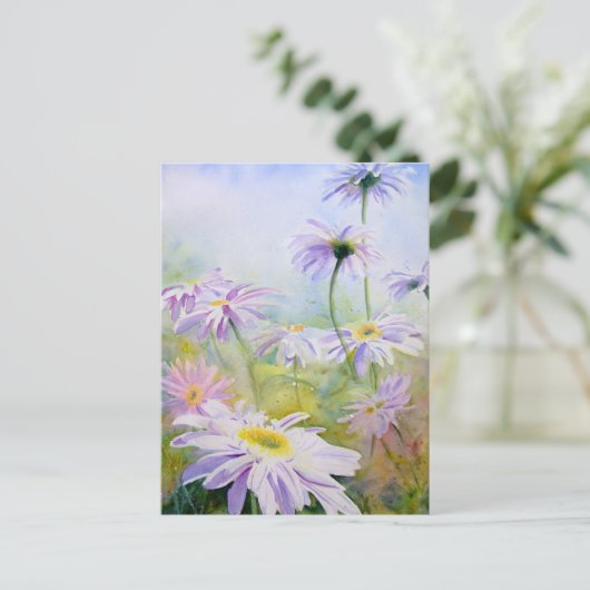 Carte Postale Marguerites géantes (Debout devant)