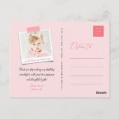 Carte Postale Marguerites sucrées Whimsical Merci d'anniversaire (Dos)