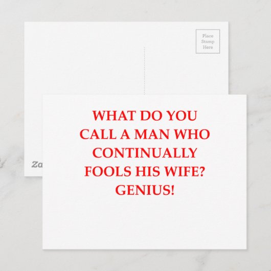 Carte Postale mari (Devant / Derrière)