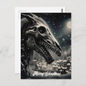 Carte Postale Mari Lwyd Joyeux Noël (Devant / Derrière)