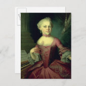 Carte Postale Maria-Anna Mozart, appelée 'Nannerl' (Devant / Derrière)