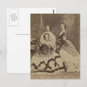 Carte Postale Maria, Impératrice de Russie Romanov, mère, soeur (Devant / Derrière)