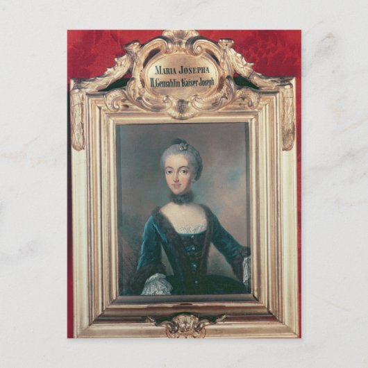 Carte Postale Maria Josepha de Bavière deuxième épouse de Joseph (Devant)